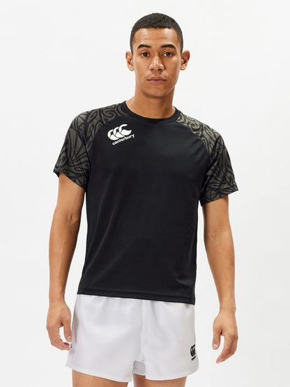 24ssカンタベリーCANTERBURYRG34004TRAININGTEEラグビートレーニング練習練習着シャツTシャツティーシャツプラシャツプラクティスシャツ吸汗速乾軽量クラブ部活サークル半袖半そで再帰反射リフレクター