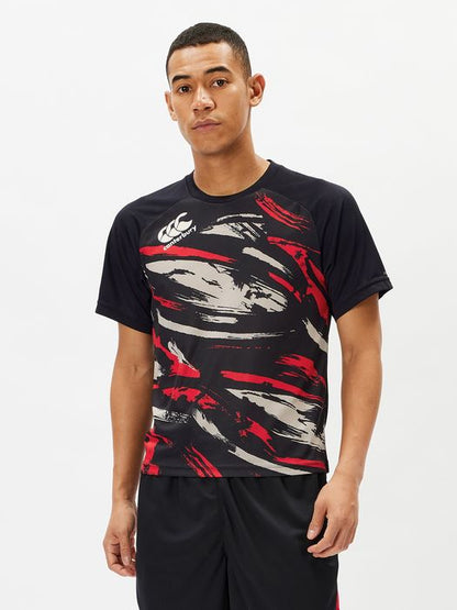 24ssカンタベリーCANTERBURYRG34005BTRAININGTEEラグビートレーニング練習練習着シャツTシャツティーシャツプラシャツプラクティスシャツ吸汗速乾軽量クラブ部活サークル半袖半そで再帰反射リフレクター