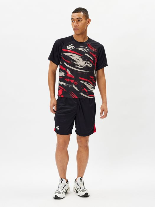 24ssカンタベリーCANTERBURYRG34005BTRAININGTEEラグビートレーニング練習練習着シャツTシャツティーシャツプラシャツプラクティスシャツ吸汗速乾軽量クラブ部活サークル半袖半そで再帰反射リフレクター