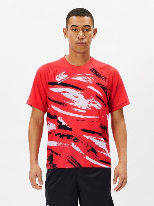 24ssカンタベリーCANTERBURYRG34005BTRAININGTEEラグビートレーニング練習練習着シャツTシャツティーシャツプラシャツプラクティスシャツ吸汗速乾軽量クラブ部活サークル半袖半そで再帰反射リフレクター