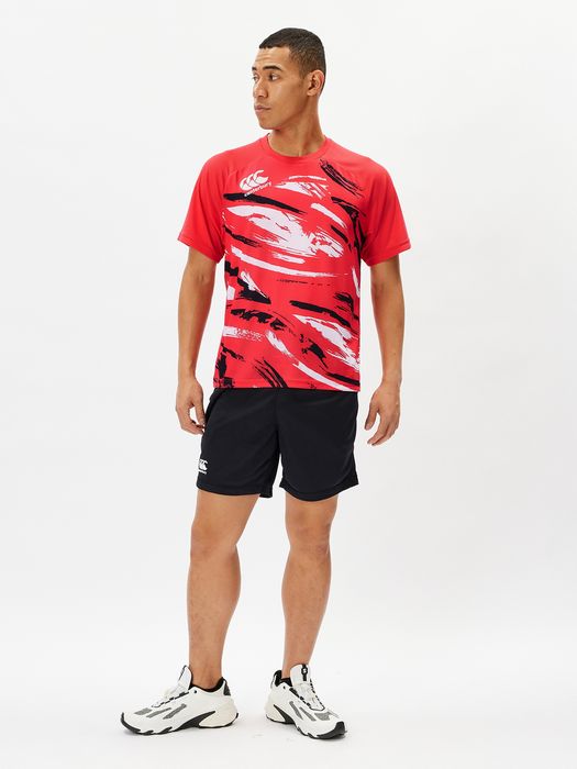 24ssカンタベリーCANTERBURYRG34005BTRAININGTEEラグビートレーニング練習練習着シャツTシャツティーシャツプラシャツプラクティスシャツ吸汗速乾軽量クラブ部活サークル半袖半そで再帰反射リフレクター