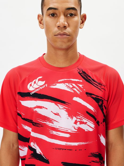 24ssカンタベリーCANTERBURYRG34005BTRAININGTEEラグビートレーニング練習練習着シャツTシャツティーシャツプラシャツプラクティスシャツ吸汗速乾軽量クラブ部活サークル半袖半そで再帰反射リフレクター