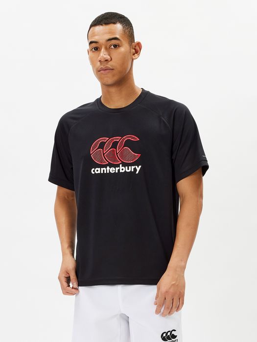24ssカンタベリーCANTERBURYRG34007BTRAININGTEEラグビートレーニング練習練習着シャツTシャツティーシャツプラシャツプラクティスシャツ吸汗速乾軽量クラブ部活サークル半袖半そで再帰反射リフレクター