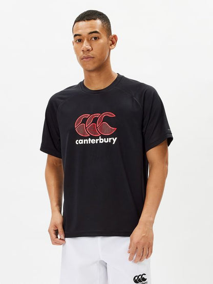 24ssカンタベリーCANTERBURYRG34007BTRAININGTEEラグビートレーニング練習練習着シャツTシャツティーシャツプラシャツプラクティスシャツ吸汗速乾軽量クラブ部活サークル半袖半そで再帰反射リフレクター