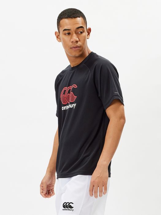24ssカンタベリーCANTERBURYRG34007BTRAININGTEEラグビートレーニング練習練習着シャツTシャツティーシャツプラシャツプラクティスシャツ吸汗速乾軽量クラブ部活サークル半袖半そで再帰反射リフレクター
