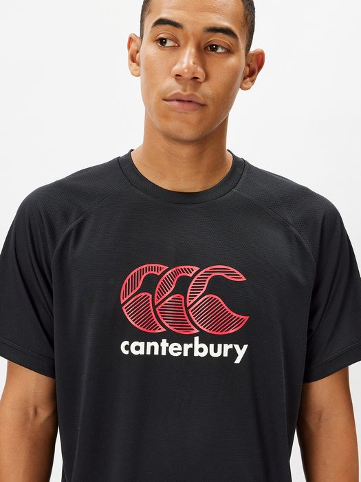 24ssカンタベリーCANTERBURYRG34007BTRAININGTEEラグビートレーニング練習練習着シャツTシャツティーシャツプラシャツプラクティスシャツ吸汗速乾軽量クラブ部活サークル半袖半そで再帰反射リフレクター