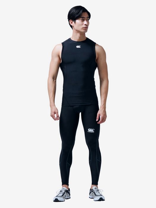 ★25ssカンタベリーCANTERBURYRG34042SLEEVELESSBASELAYERカンタベリーCANTERBURYラグビーベースレイヤースリーブレスノースリーブメンズストレッチ伸縮トレーニング通勤通学移動着普段着練習着部活クラブスクール合宿遠征練習試合