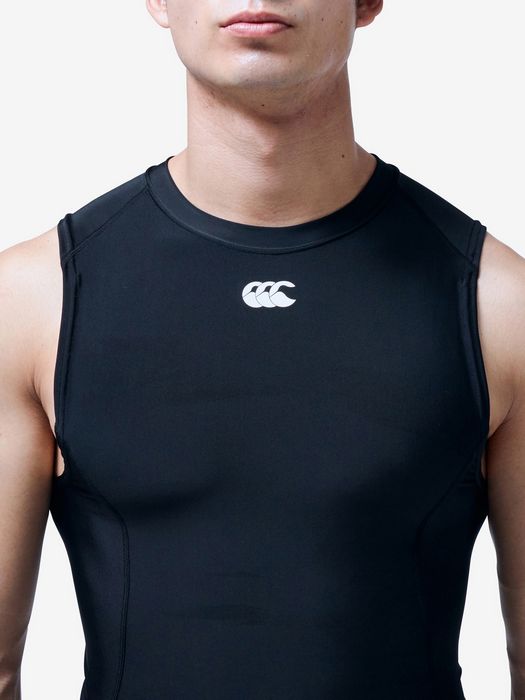 ★25ssカンタベリーCANTERBURYRG34042SLEEVELESSBASELAYERカンタベリーCANTERBURYラグビーベースレイヤースリーブレスノースリーブメンズストレッチ伸縮トレーニング通勤通学移動着普段着練習着部活クラブスクール合宿遠征練習試合