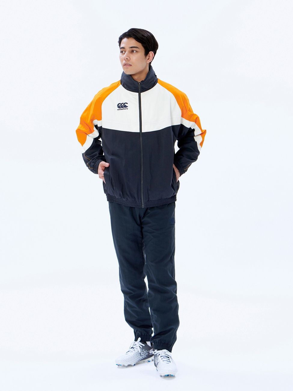 カンタベリーCANTERBURYRG73702BPRACTICESHELLJACKETブラック(19)ラグビーウィンドブレーカージャージストレッチピステ耐久撥水防寒保温伸縮練習着防寒防風部活クラブ練習試合ジッパーチャックビッグ大きいサイズ