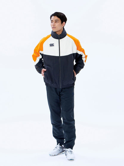 カンタベリーCANTERBURYRG73702BPRACTICESHELLJACKETレッド(65)ラグビーウィンドブレーカージャージトレーニングストレッチピステ耐久撥水防寒保温伸縮練習着防寒防風部活クラブ練習試合ジッパーチャック大きい