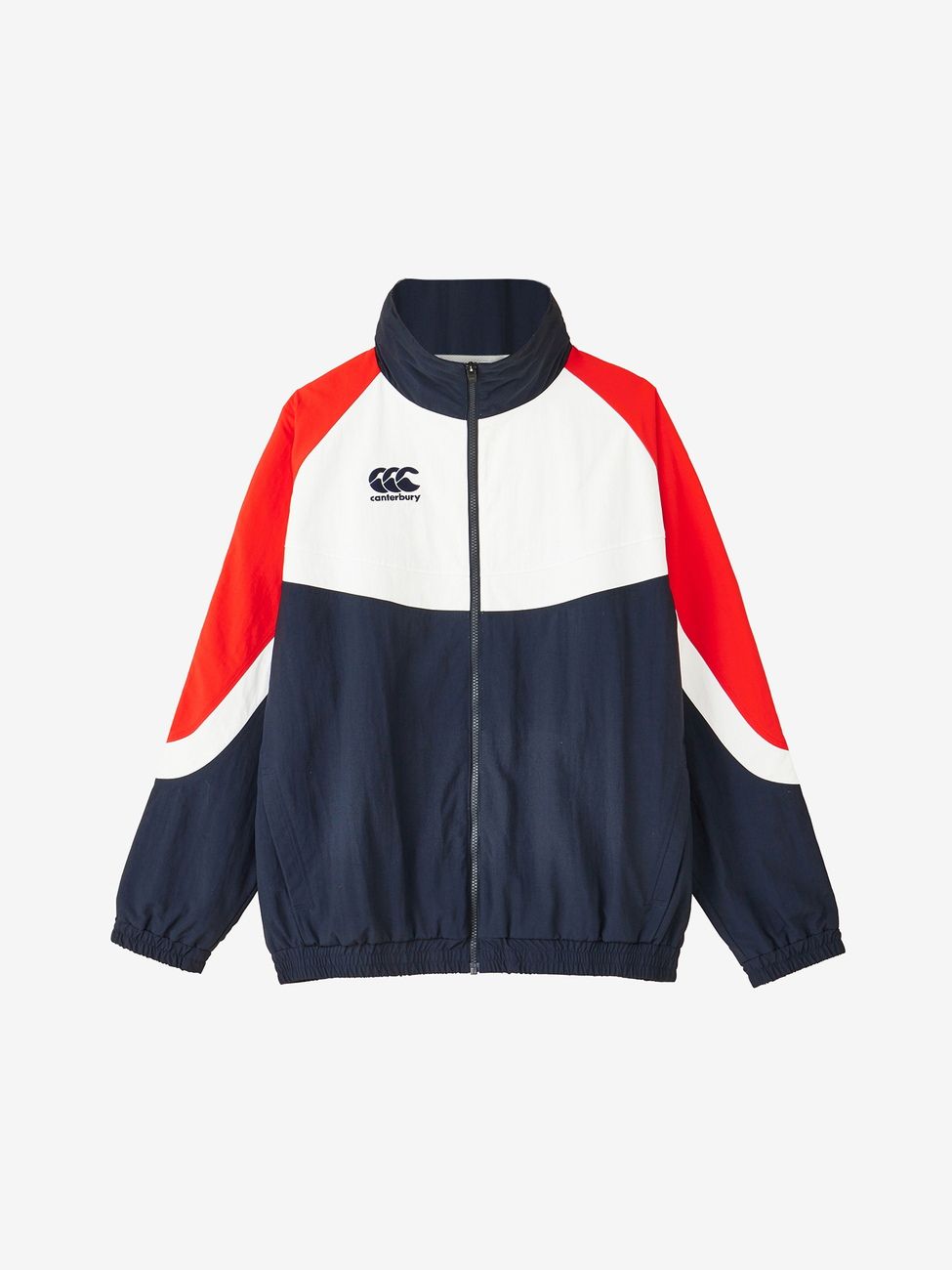 カンタベリーCANTERBURYRG73702BPRACTICESHELLJACKETレッド(65)ラグビーウィンドブレーカージャージトレーニングストレッチピステ耐久撥水防寒保温伸縮練習着防寒防風部活クラブ練習試合ジッパーチャック大きい