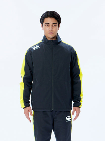 カンタベリーCANTERBURYRG73704BWINDJACKETネイビー(29)ウィンドブレーカートレーニングストレッチウィンドジャケットピステ耐久撥水撥水防寒保温伸縮練習着防寒防風部活クラブ練習試合冬雨対策ジッパーチャック