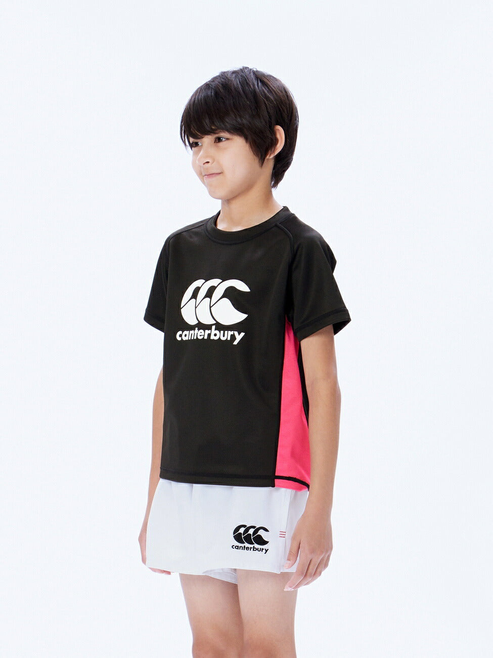 カンタベリーCANTERBURYRGJ33758JR.PRACTICEJERSEYジュニアブラック(19)ジャージ生地半袖半そでTシャツティーシャツプラシャツジャージストレッチ通気性耐久性抗菌防臭練習着トレーニングラグビーサッカー子どもキッズ