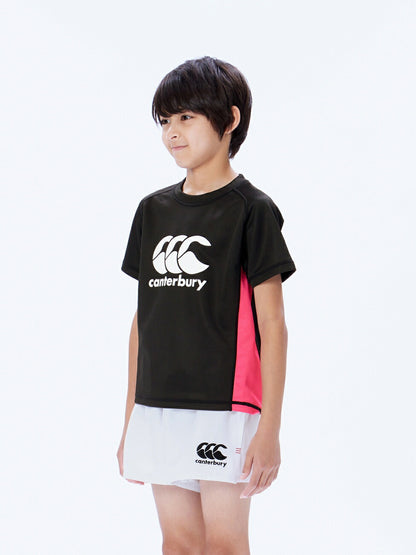 カンタベリーCANTERBURYRGJ33758JR.PRACTICEJERSEYジュニアブラック(19)ジャージ生地半袖半そでTシャツティーシャツプラシャツジャージストレッチ通気性耐久性抗菌防臭練習着トレーニングラグビーサッカー子どもキッズ