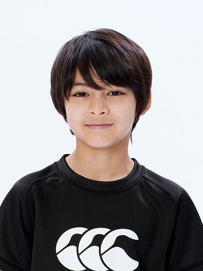 カンタベリーCANTERBURYRGJ33758JR.PRACTICEJERSEYジュニアブラック(19)ジャージ生地半袖半そでTシャツティーシャツプラシャツジャージストレッチ通気性耐久性抗菌防臭練習着トレーニングラグビーサッカー子どもキッズ
