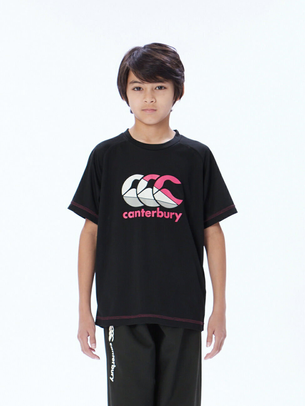 カンタベリーCANTERBURYRGJ33760JR.TRAININGTEEジュニアレッド(65)半袖半そでTシャツティーシャツプラシャツ練習着吸汗速乾再帰反射洗濯通気性おしゃれかっこいい男子女子部活クラブラグビーサッカー子どもキッズ