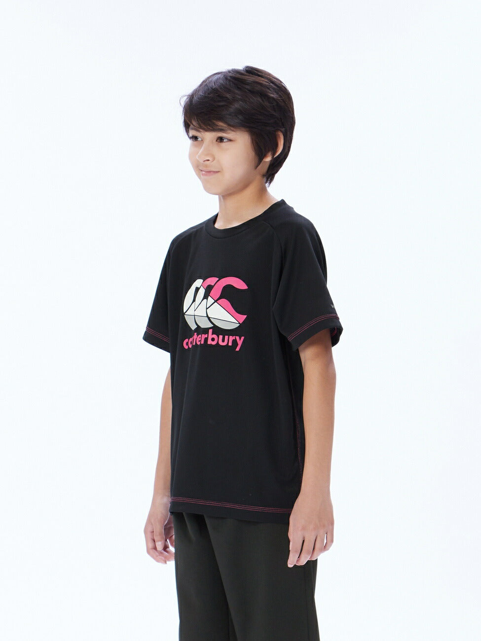カンタベリーCANTERBURYRGJ33760JR.TRAININGTEEジュニアレッド(65)半袖半そでTシャツティーシャツプラシャツ練習着吸汗速乾再帰反射洗濯通気性おしゃれかっこいい男子女子部活クラブラグビーサッカー子どもキッズ