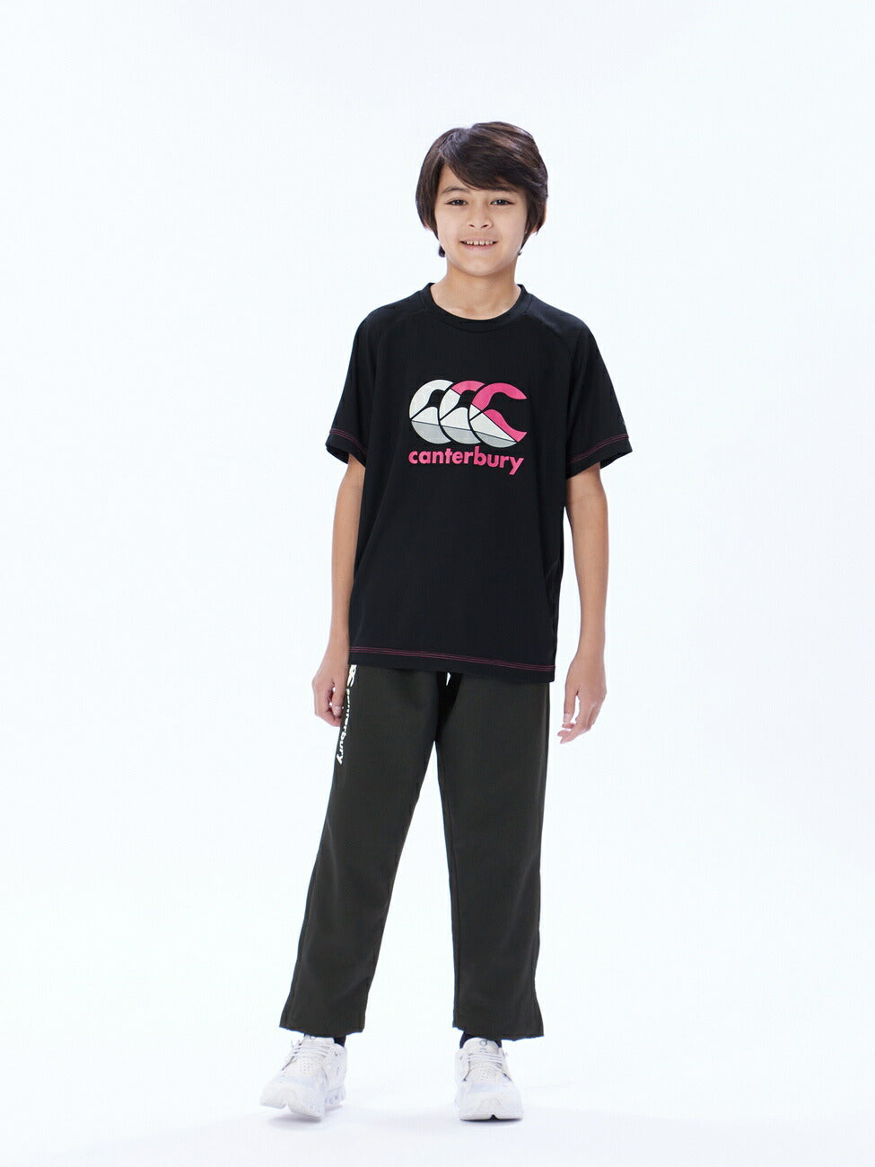 カンタベリーCANTERBURYRGJ33760JR.TRAININGTEEジュニアレッド(65)半袖半そでTシャツティーシャツプラシャツ練習着吸汗速乾再帰反射洗濯通気性おしゃれかっこいい男子女子部活クラブラグビーサッカー子どもキッズ