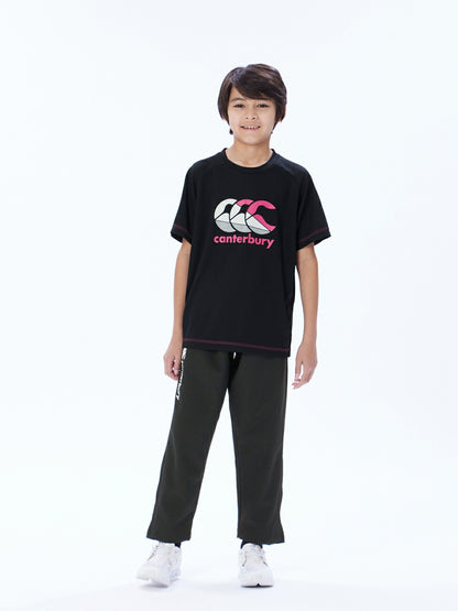 カンタベリーCANTERBURYRGJ33760JR.TRAININGTEEジュニアレッド(65)半袖半そでTシャツティーシャツプラシャツ練習着吸汗速乾再帰反射洗濯通気性おしゃれかっこいい男子女子部活クラブラグビーサッカー子どもキッズ