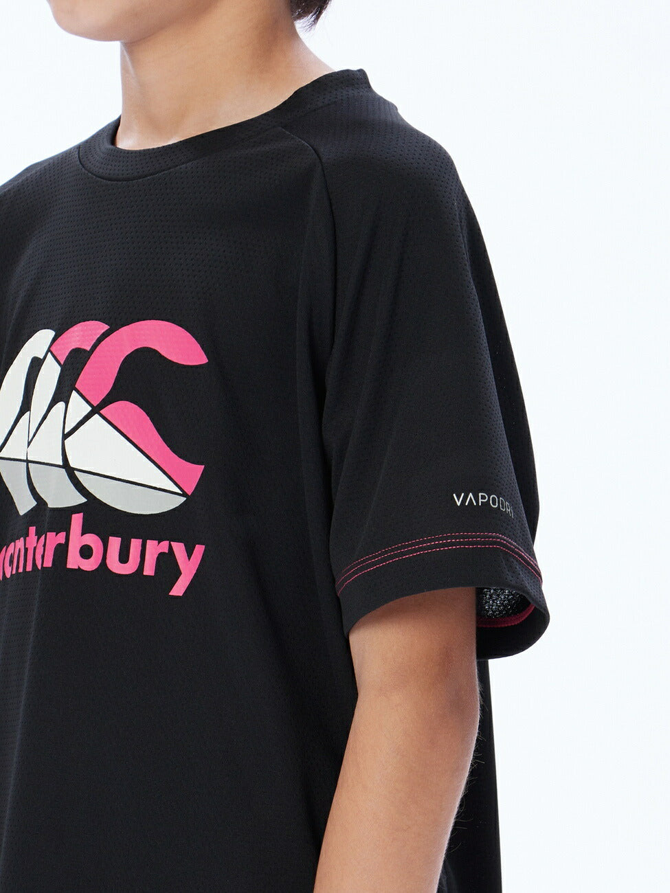 カンタベリーCANTERBURYRGJ33760JR.TRAININGTEEジュニアレッド(65)半袖半そでTシャツティーシャツプラシャツ練習着吸汗速乾再帰反射洗濯通気性おしゃれかっこいい男子女子部活クラブラグビーサッカー子どもキッズ