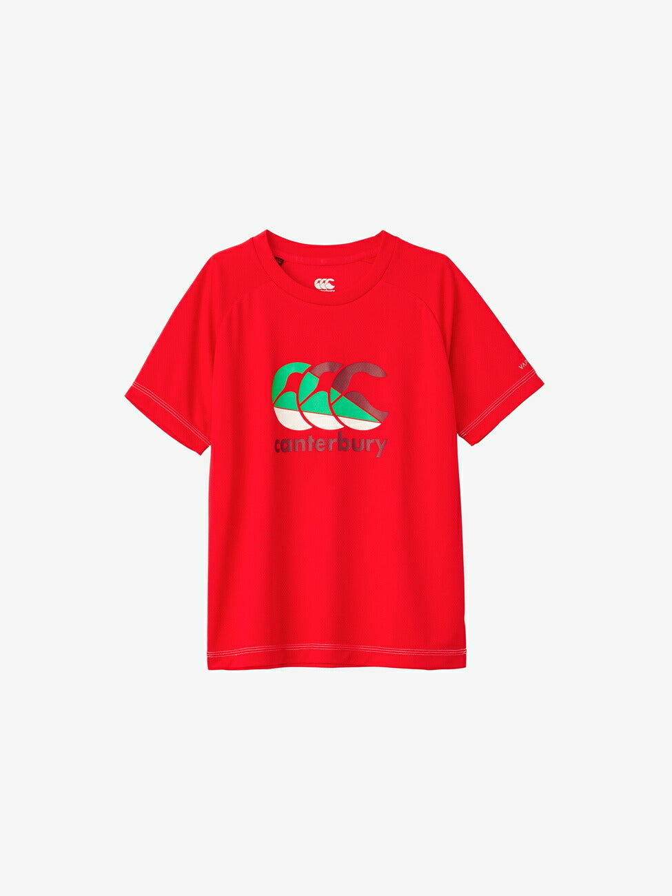 カンタベリーCANTERBURYRGJ33760JR.TRAININGTEEジュニアレッド(65)半袖半そでTシャツティーシャツプラシャツ練習着吸汗速乾再帰反射洗濯通気性おしゃれかっこいい男子女子部活クラブラグビーサッカー子どもキッズ