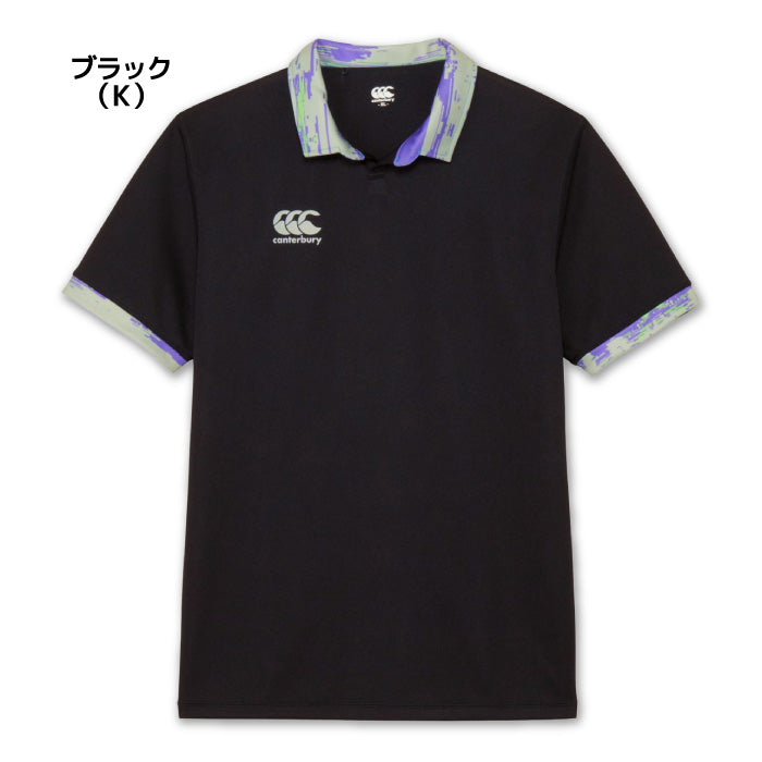 26fw カンタベリー CANTERBURY RGM32650 S/S PRAC JERSEY 半袖 プラクティスジャージー 衿付き ラグビー練習着