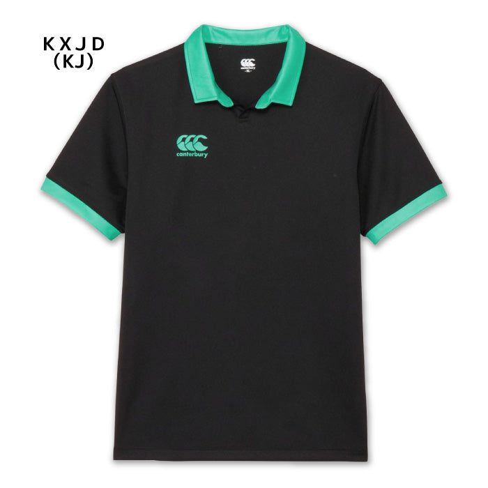 26fw カンタベリー CANTERBURY RGM32650 S/S PRAC JERSEY 半袖 プラクティスジャージー 衿付き ラグビー練習着