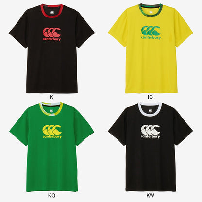 26fw カンタベリー CANTERBURY RGM32651 S/S TRAINING TEE 半袖 トレーニングTシャツ ビッグロゴ ラグビー練習着