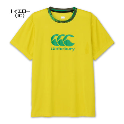 26fw カンタベリー CANTERBURY RGM32651 S/S TRAINING TEE 半袖 トレーニングTシャツ ビッグロゴ ラグビー練習着