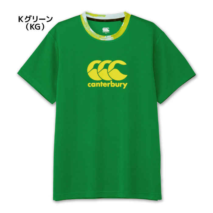 26fw カンタベリー CANTERBURY RGM32651 S/S TRAINING TEE 半袖 トレーニングTシャツ ビッグロゴ ラグビー練習着