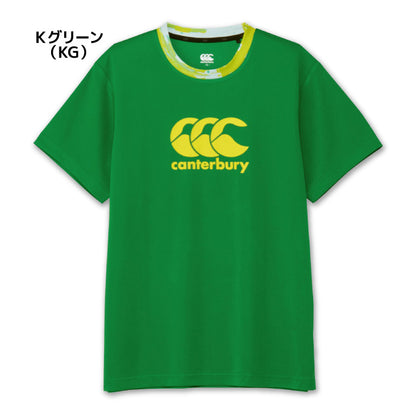 26fw カンタベリー CANTERBURY RGM32651 S/S TRAINING TEE 半袖 トレーニングTシャツ ビッグロゴ ラグビー練習着