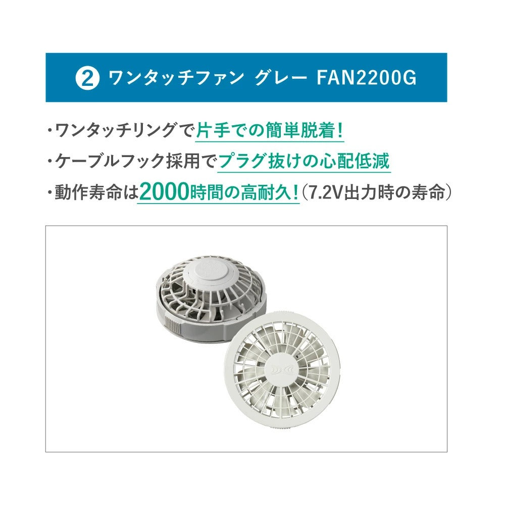 25ssカブシキガイシャクウチョウフク株式会社空調服SKSP02空調服スターターキット(7.2V)空調服スターターキットブラック長時間高出力冷却夏服作業服作業着空調