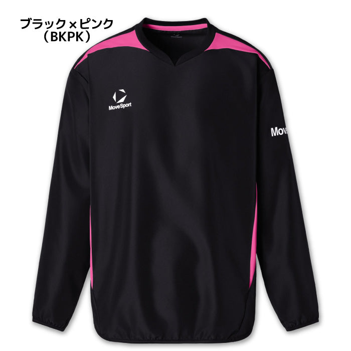 26fw デサント DESCENTE ST6SWBT1M 長袖ウインドピステ 長袖ウインドピステ 袖プリント 防風 練習着
