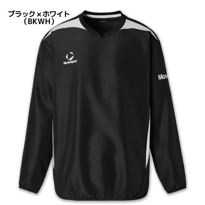 26fw デサント DESCENTE ST6SWBT1M 長袖ウインドピステ 長袖ウインドピステ 袖プリント 防風 練習着