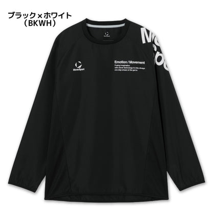 26fw デサント DESCENTE SV6SWB03U 長袖ピステ バレーボール 長袖ピステ 脇メッシュ 肩プリント