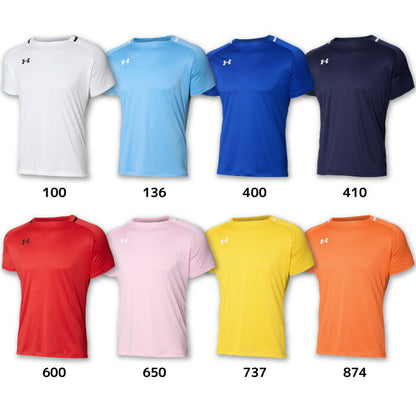 25fwアンダーアーマーUNDERARMOURUA600387453チーム_サッカージャージ_S/S_Tショートスリーブ半袖半そで軽量速乾サッカー運動スポーツ