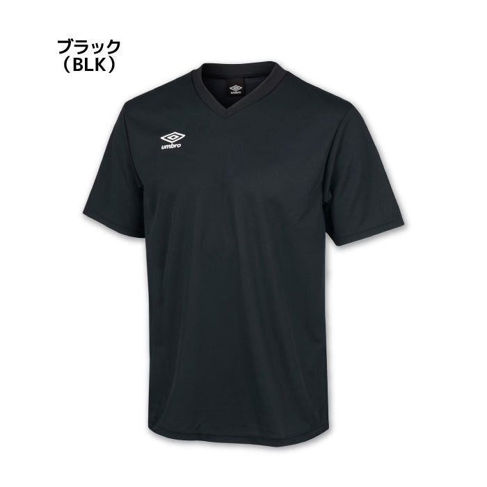 26fw アンブロ UMBRO UAS6307 ゲームシャツ(ワンポイント) ワンポイント 半袖ゲームシャツ 吸汗速乾 UVカット