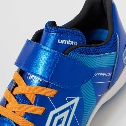 26fw アンブロ UMBRO UF5FCST4J アクセレイター SB JR WIDE +GAINA ジュニア トレーニングシューズ ブルー