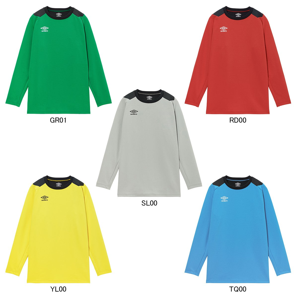 26fw アンブロ UMBRO UF5FLS01MA 長袖GKシャツ ゴールキーパー 長袖キーパーシャツ 肉厚ニット 吸汗