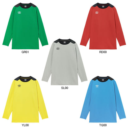 26fw アンブロ UMBRO UF5FLS01MA 長袖GKシャツ ゴールキーパー 長袖キーパーシャツ 肉厚ニット 吸汗