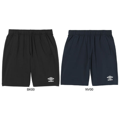 26fw アンブロ UMBRO UF6SPZ02MA ウォームアップハーフパンツ ジャージ ハーフパンツ 吸汗ストレッチ 股下24cm