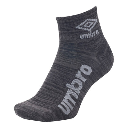 26fw アンブロ UMBRO UUAVJB03 3足組ショートソックス 3足セット 杢カラー つま先踵補強 土踏まずサポート