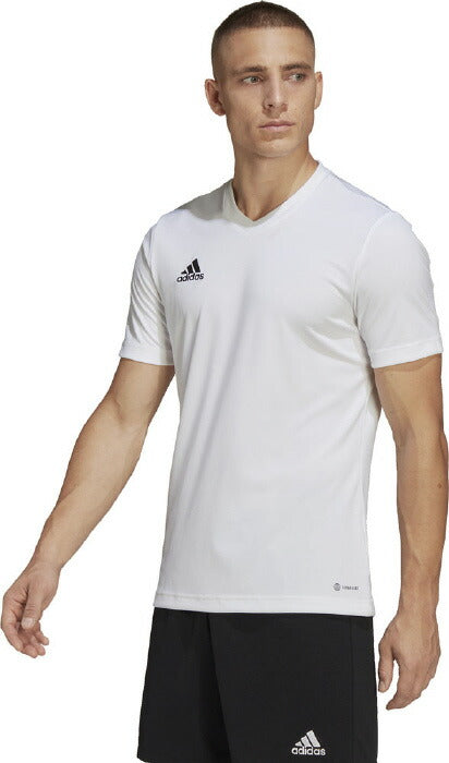 24fwアディダスADIDASZG48653_ENTRADA22_ジャージサッカーサッカーウェアプラクティスシャツ半袖ショートスリーブトレーニングトップジャージーAEROREADYスリムフィットVネック