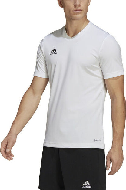 24fwアディダスADIDASZG48653_ENTRADA22_ジャージサッカーサッカーウェアプラクティスシャツ半袖ショートスリーブトレーニングトップジャージーAEROREADYスリムフィットVネック